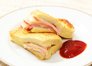 こうや豆腐のクロックムッシュ