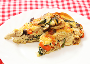 ごぼう香る 具だくさん 和風キッシュ