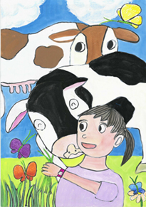 阿部　光叶未（岡山市立竜之口小学校4年）