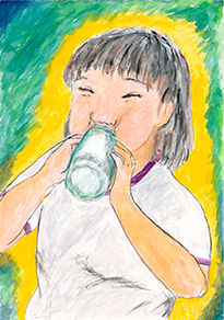 藤井　佑莉恵（岡山市立中山中学校3年）
