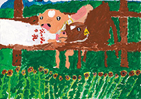 胡麻　奈美絵（岡山市立平井小学校2年）