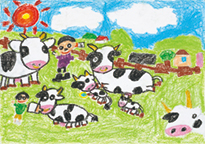 小原　妃呂（笠岡市立神内小学校1年）