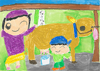 三浦　莉瑚（浅口市立金光小学校1年）