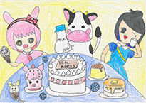 青木　ゆりな（倉敷市立玉島小学校1年）