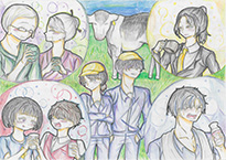 大饗　朱里（備前市立備前中学校3年）